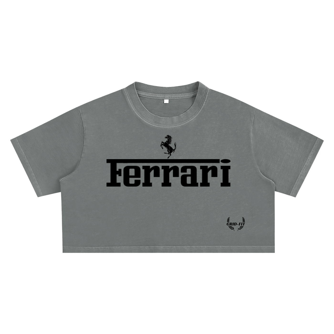 Women,Ferrari,Crop Top