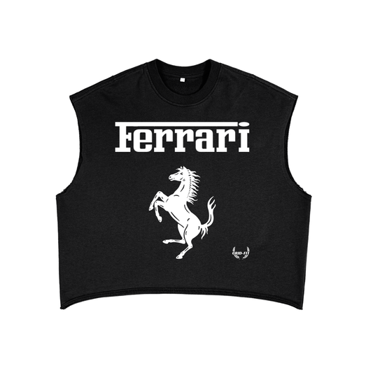 Men,Boxy Tank Top,Ferrari