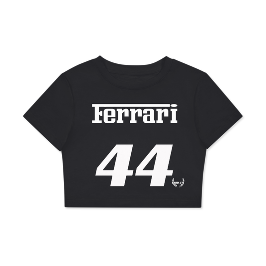 Women,Lewis Hamilton,Ferrari,Fitted Crop Top