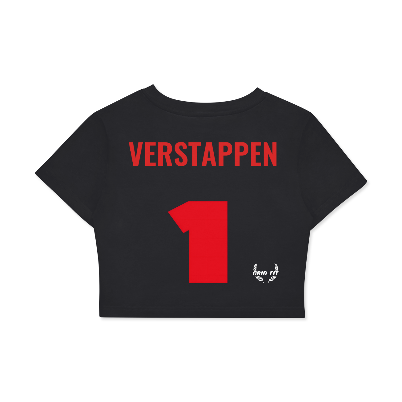 Women,Max Verstappen,Red Bull,Fitted Crop Top