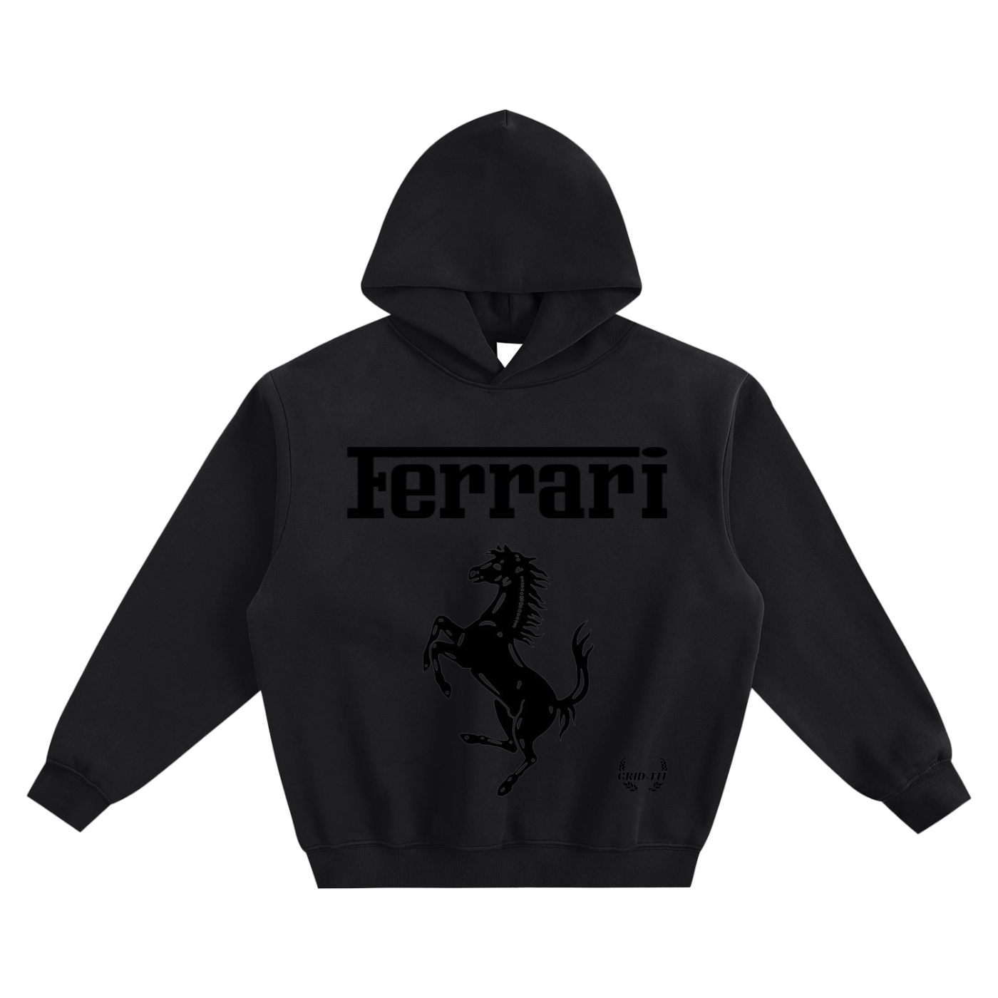 Men,Women,Ferrari,Boxy Hoodie