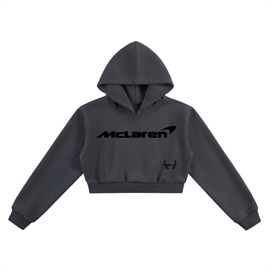 Women,McLaren,Crop Top Hoodie