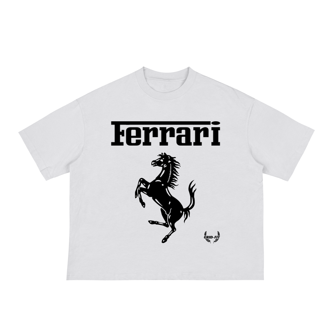 Men,Women,Ferrari,Boxy Tee