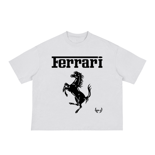 Men,Women,Ferrari,Boxy Tee