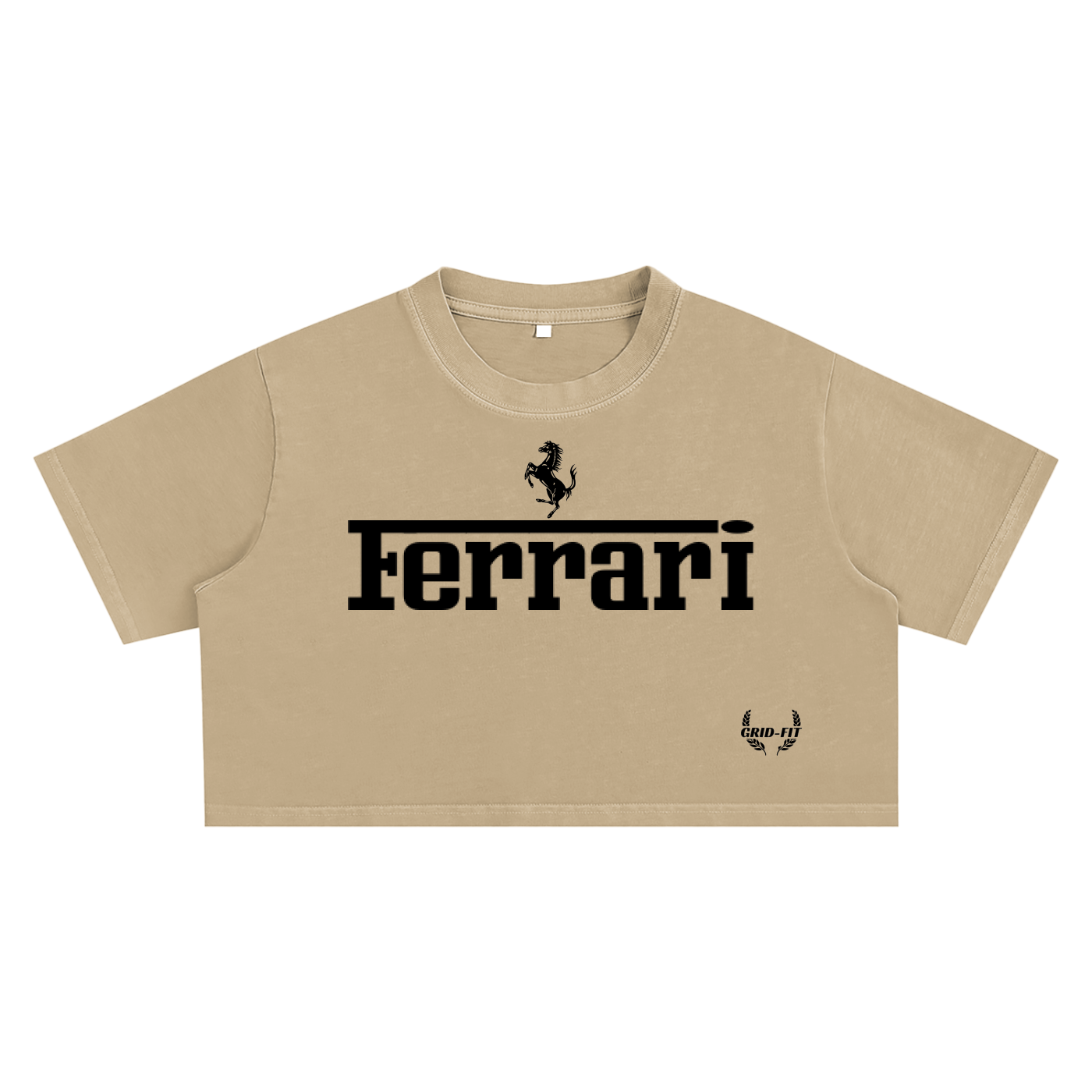 Women,Ferrari,Crop Top