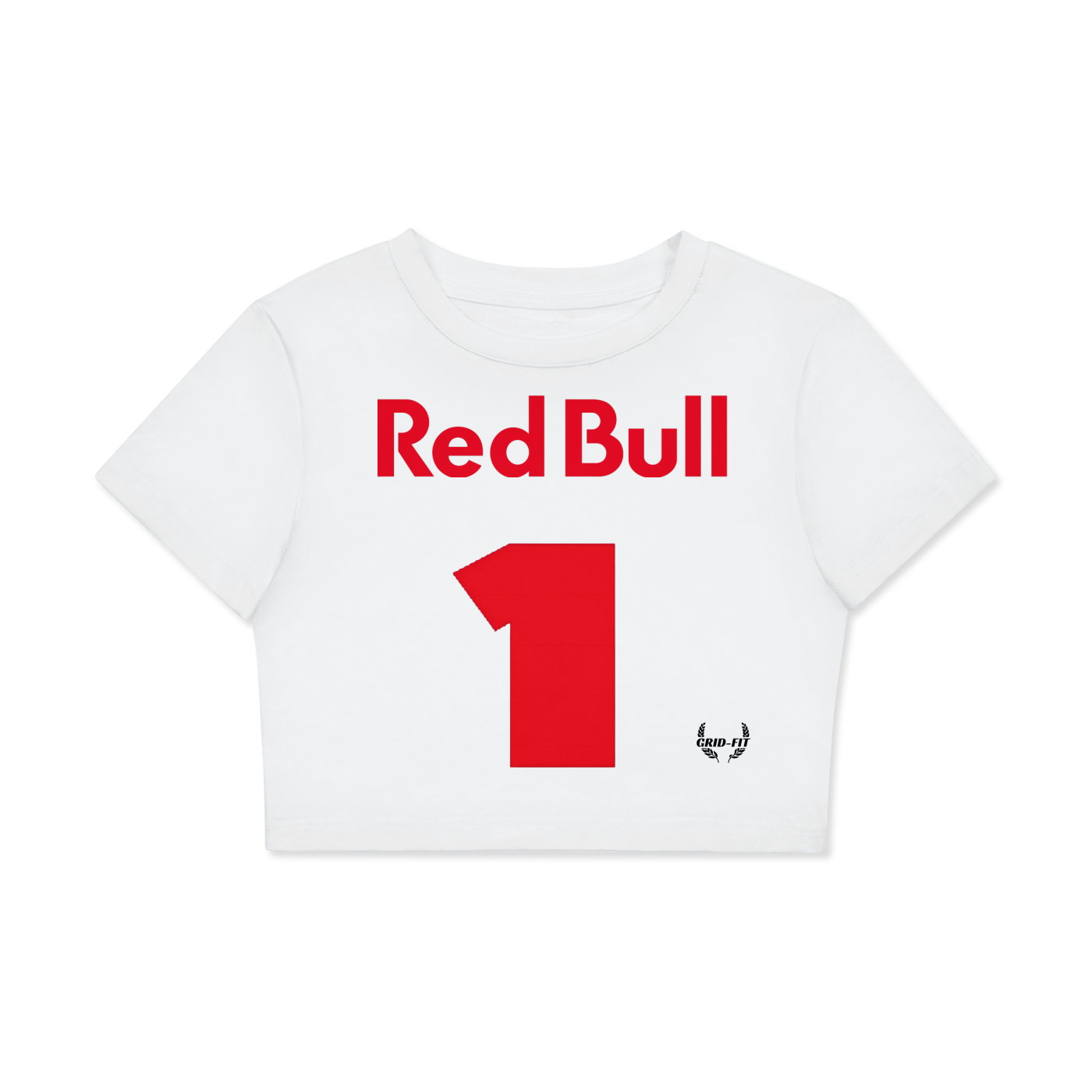 Women,Fitted Crop Top,Red Bull,Max Verstappen