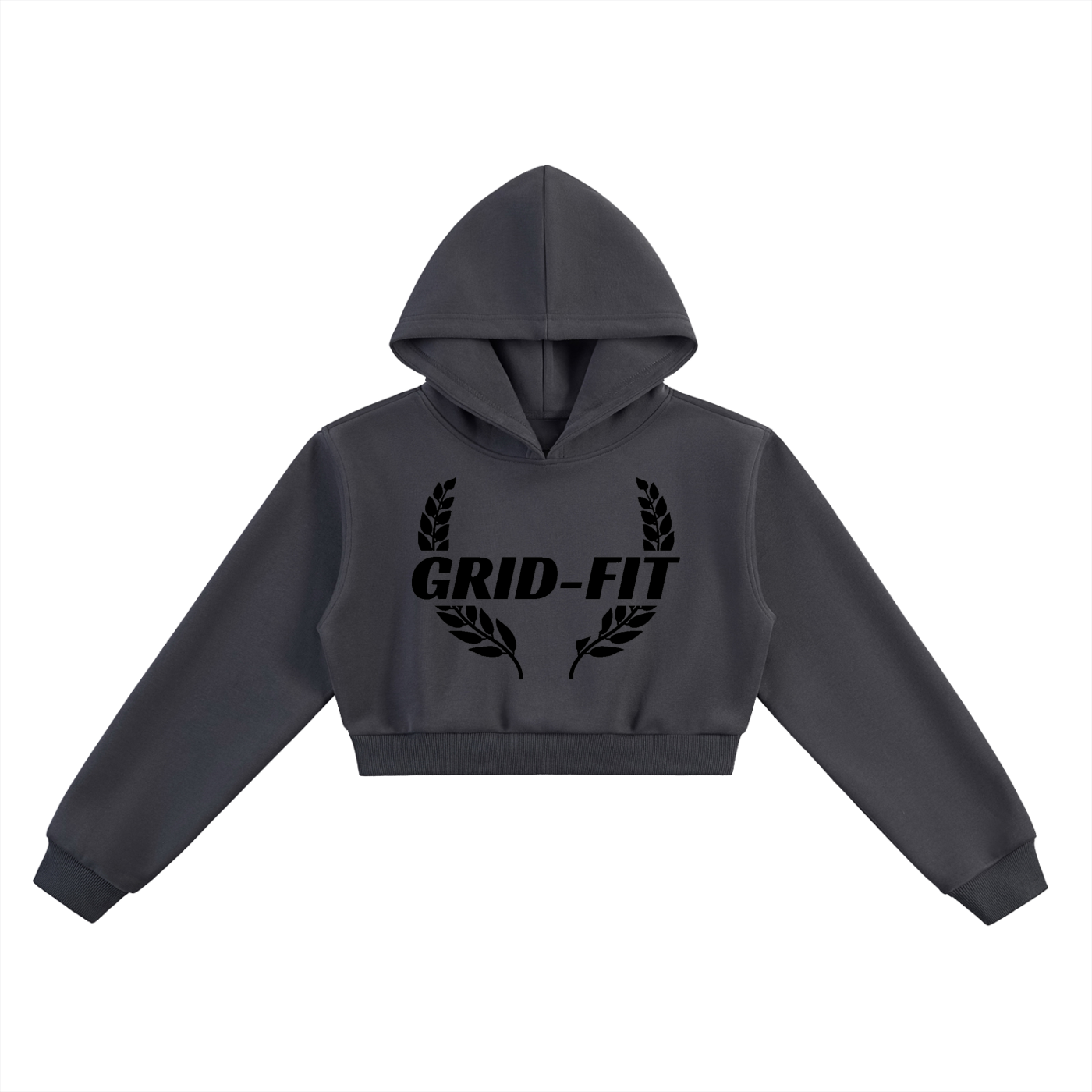 Women,Grid-Fit Original,Crop Top Hoodie