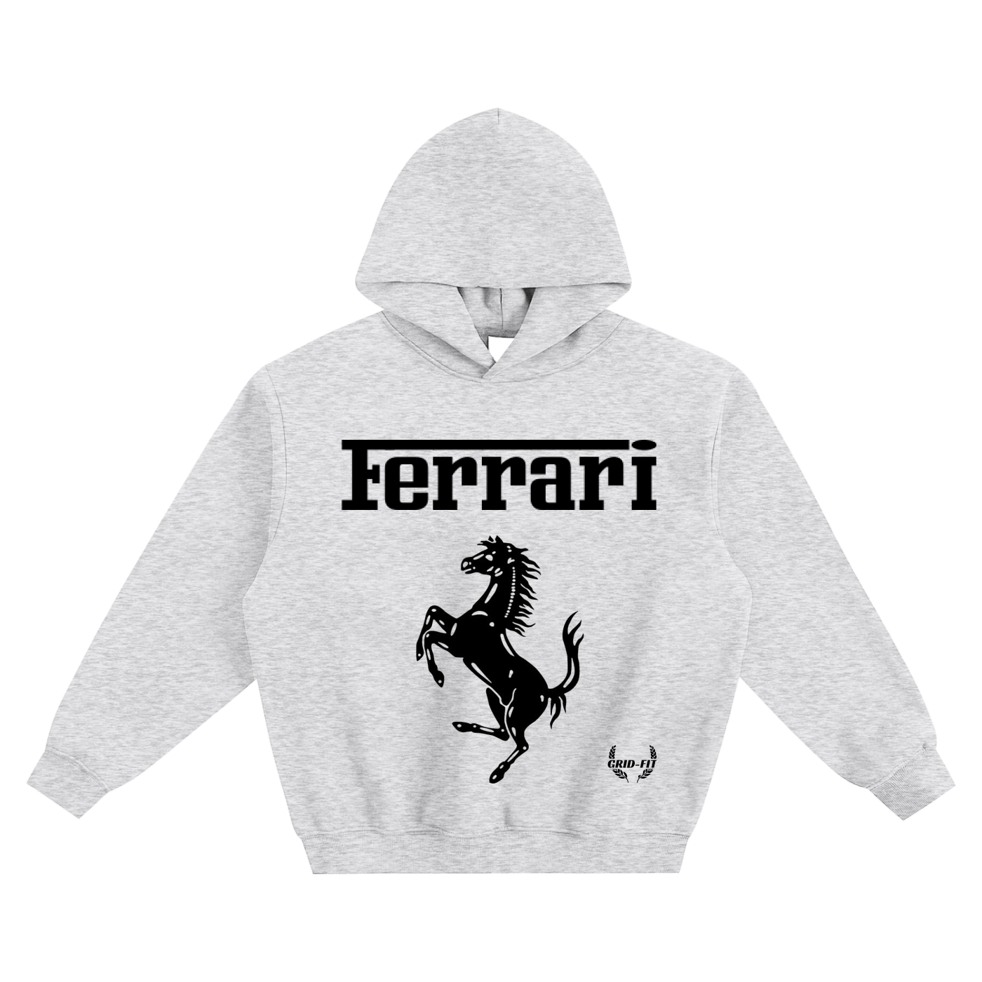 Men,Women,Ferrari,Boxy Hoodie