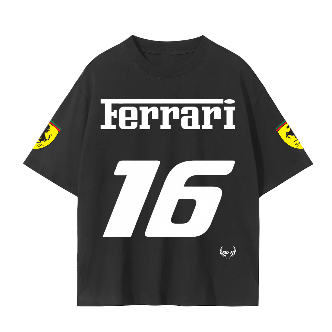 Men,Women,Jersey T-Shirt,Charles Leclerc,Ferrari