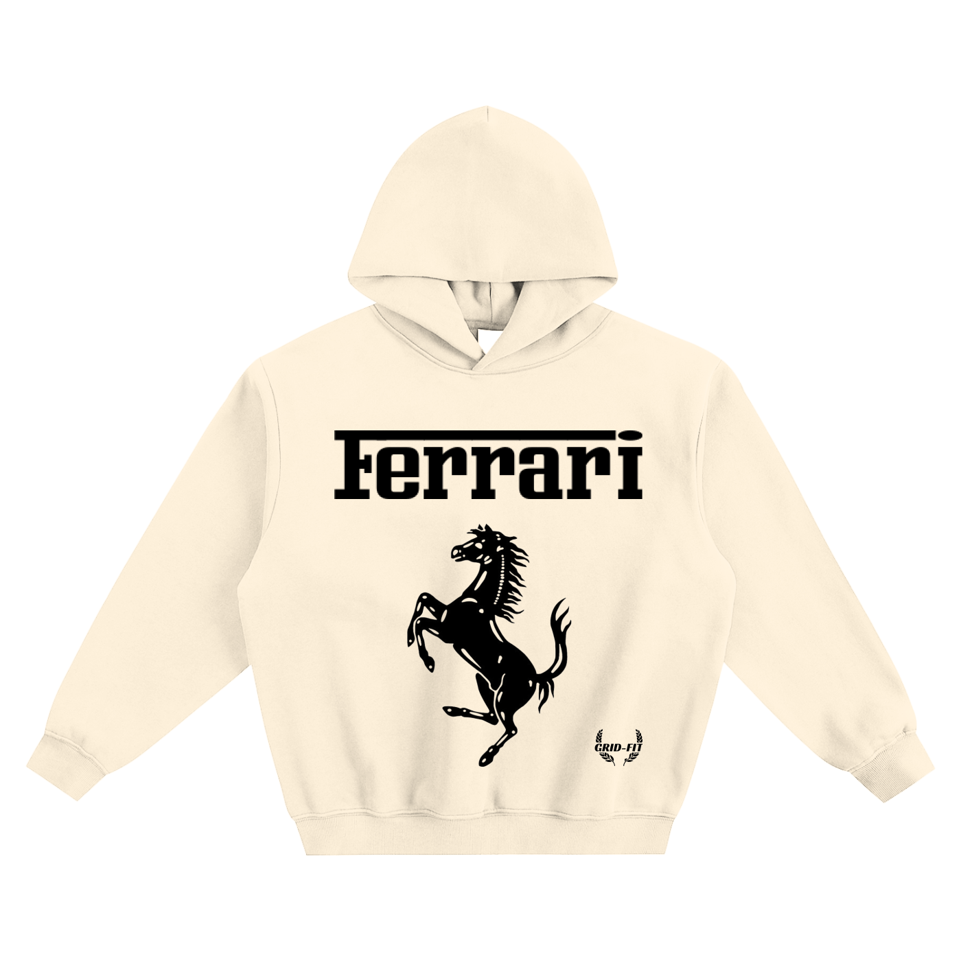 Men,Women,Ferrari,Boxy Hoodie