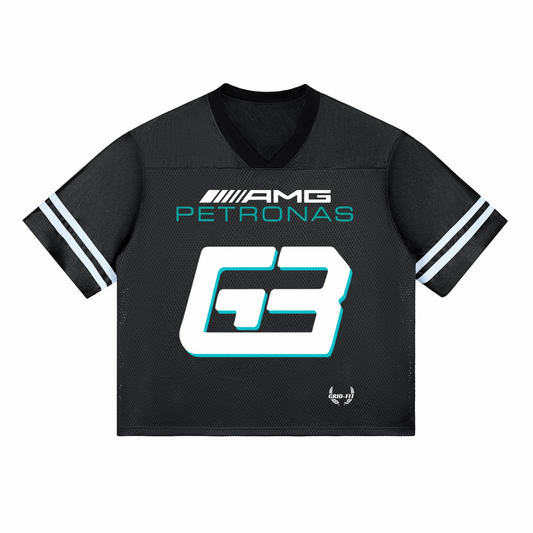 Men,Women,Mercedes,George Russell,Mesh Jersey