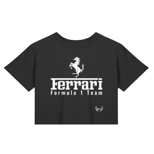 Ferrari,Women,Crop Tee,Team Shirt