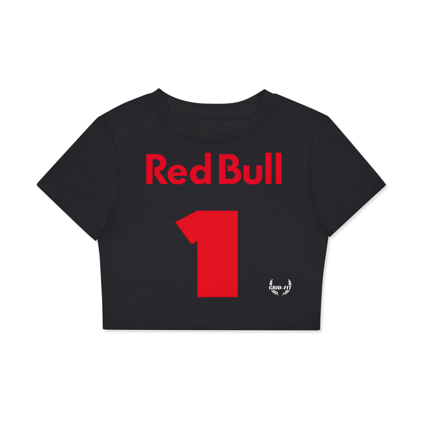 Women,Max Verstappen,Red Bull,Fitted Crop Top