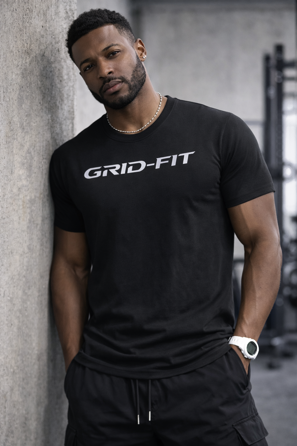 Fitted Grid-Fit T-Shirt