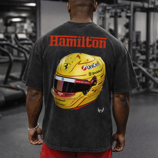 Oversized Hamilton Helmet Gym Tee