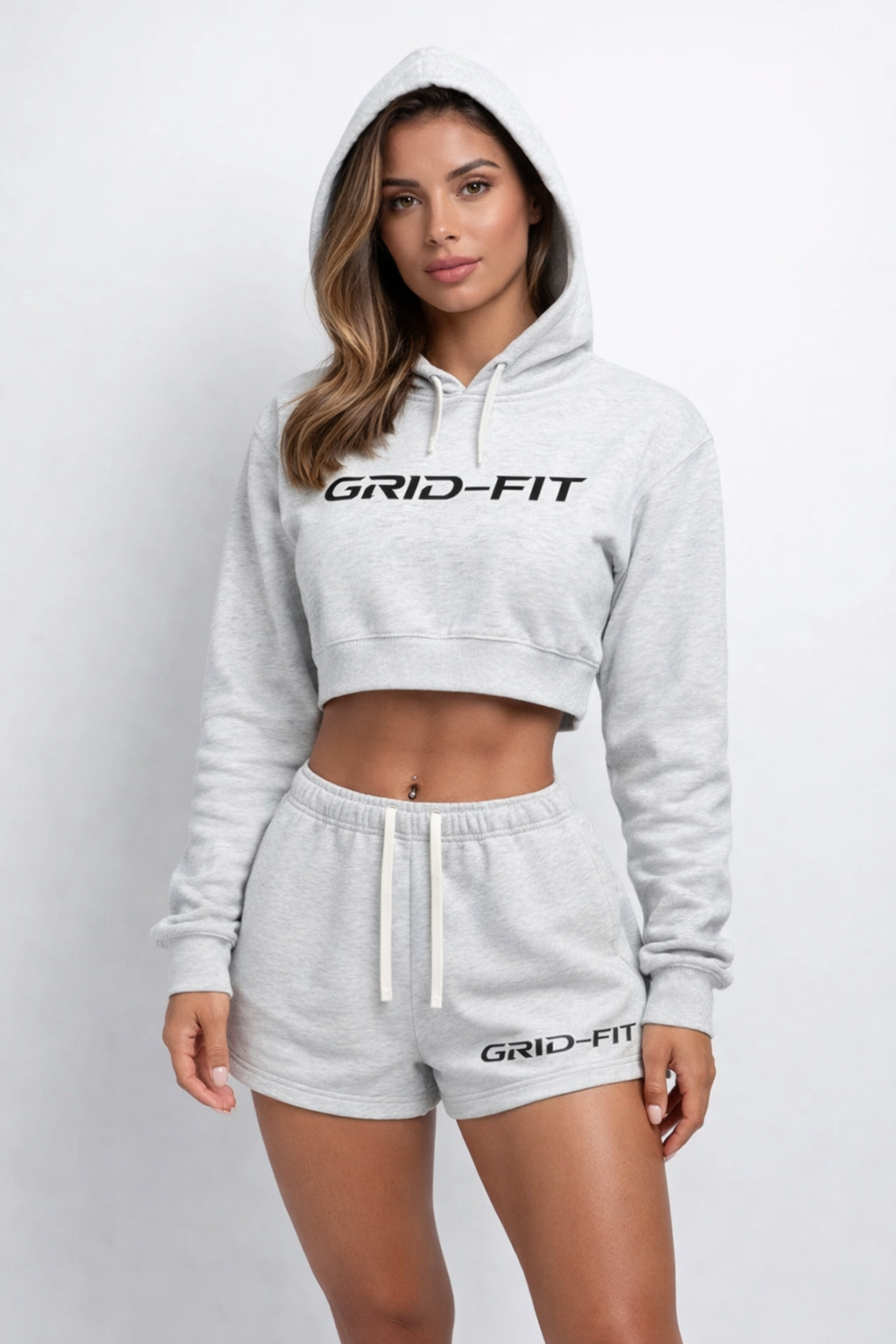 Sport Cropped Hoodie