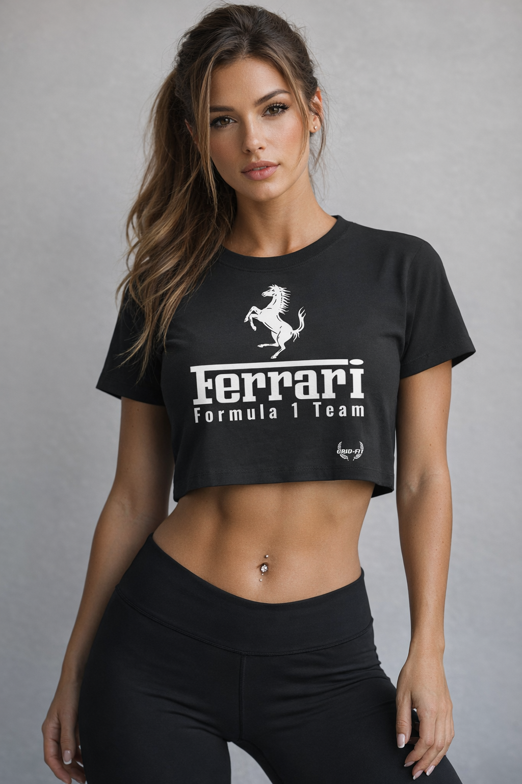 Team Ferrari Crop Tee