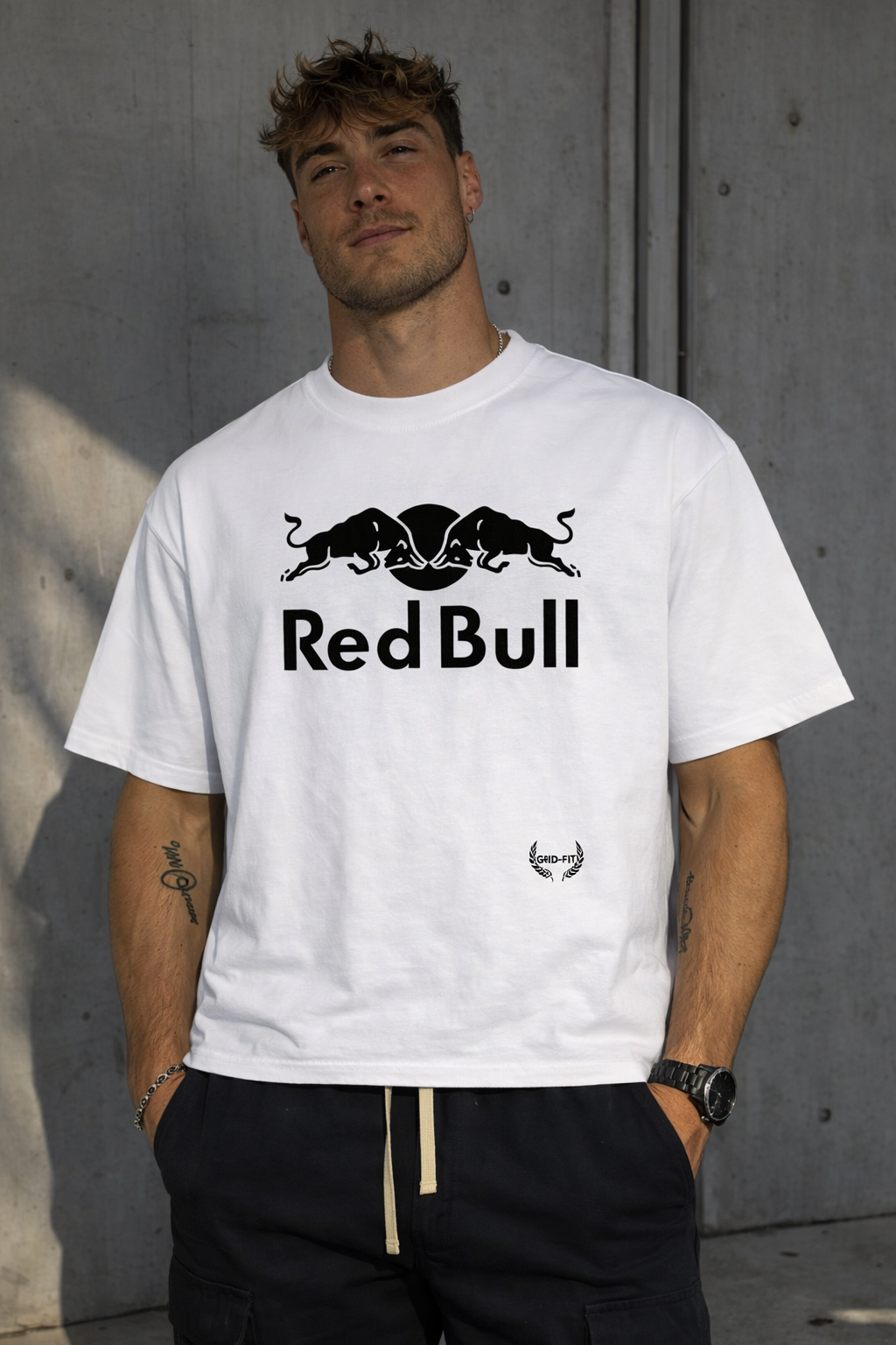 Oversized Red Bull Pump Cover