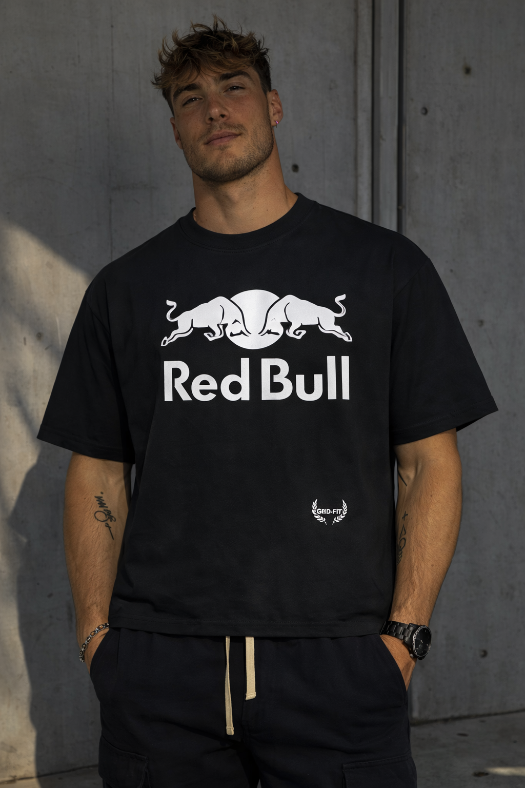 Oversized Red Bull Pump Cover