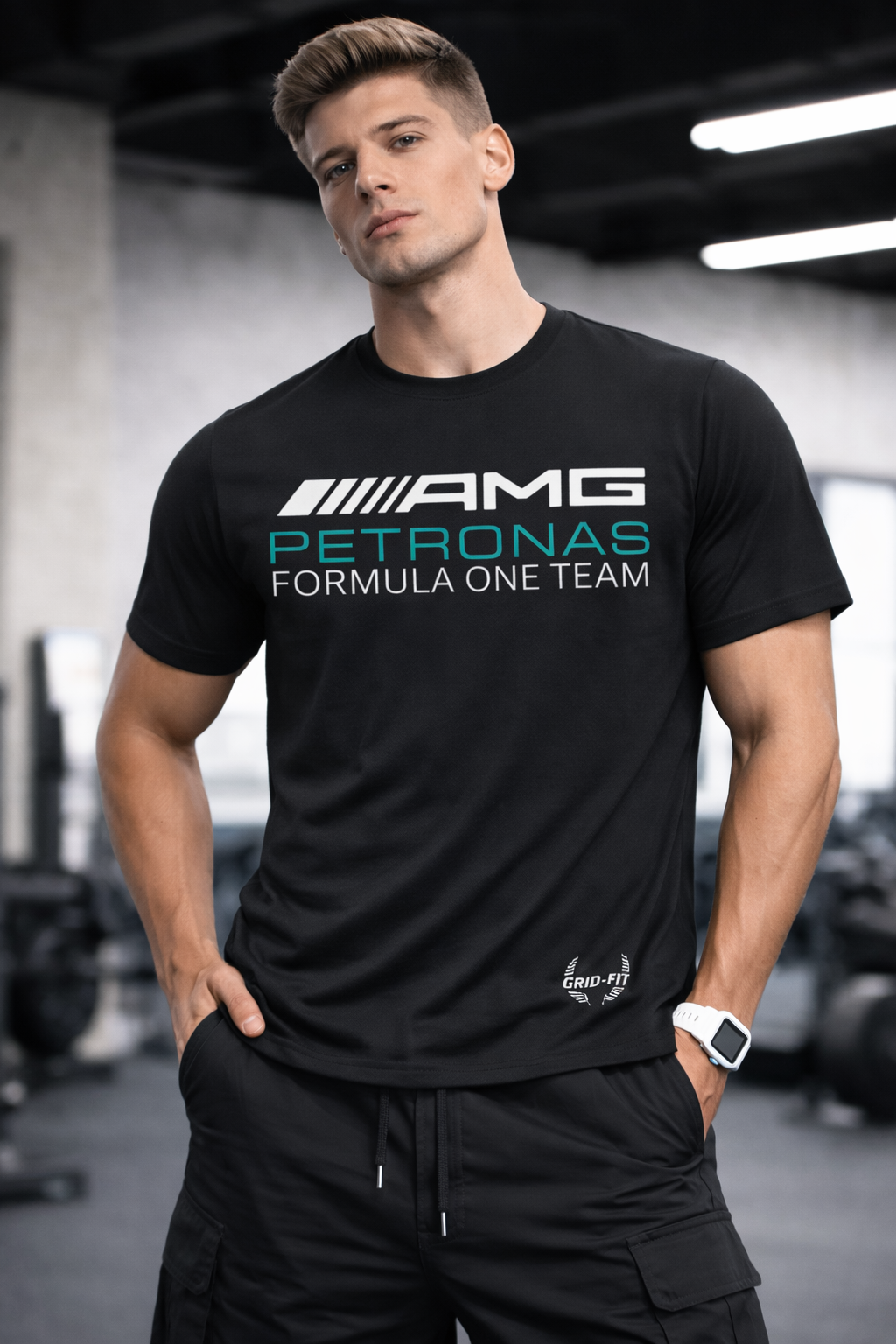 Fitted Mercedes Team Shirt (Go up 1 Size for a Normal Fit)