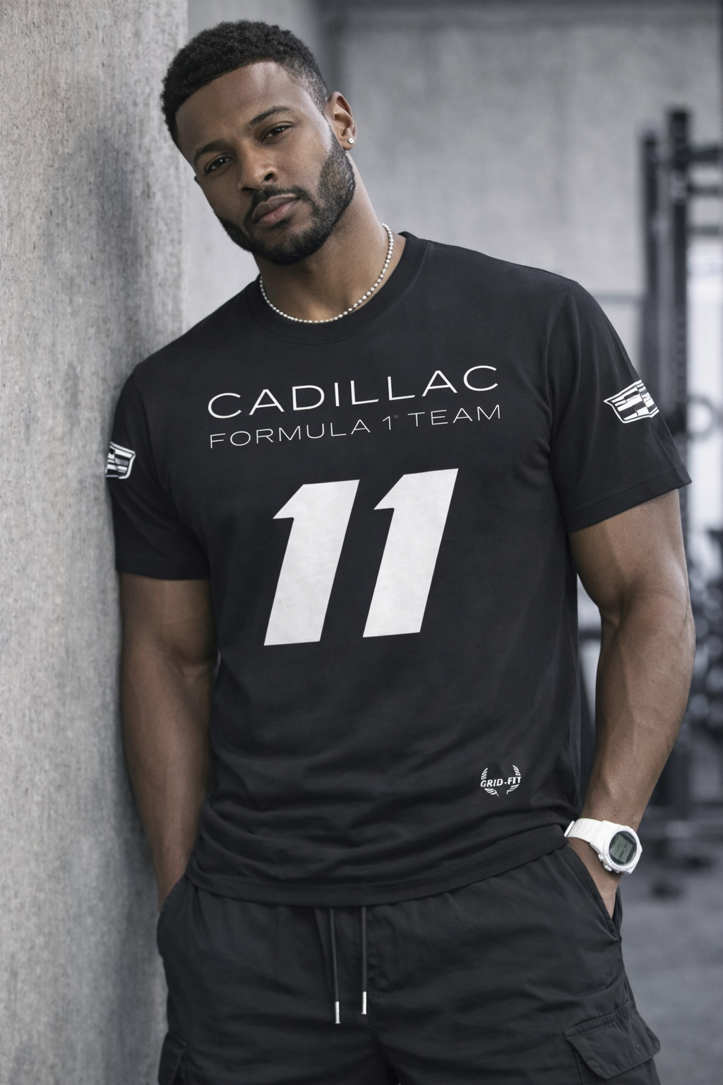 Fitted Sergio Checo Perez Cadillac Jersey T-Shirt (Go up 1 Size for a Normal Fit)