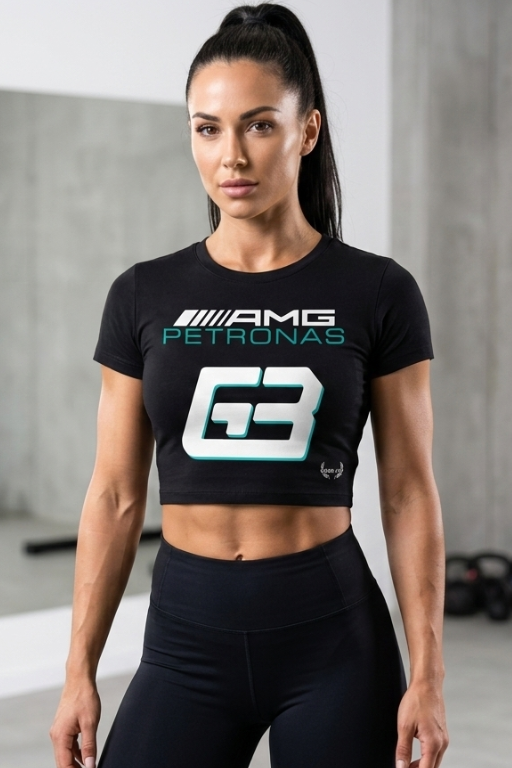 Fitted Sport Crop Top George Russell