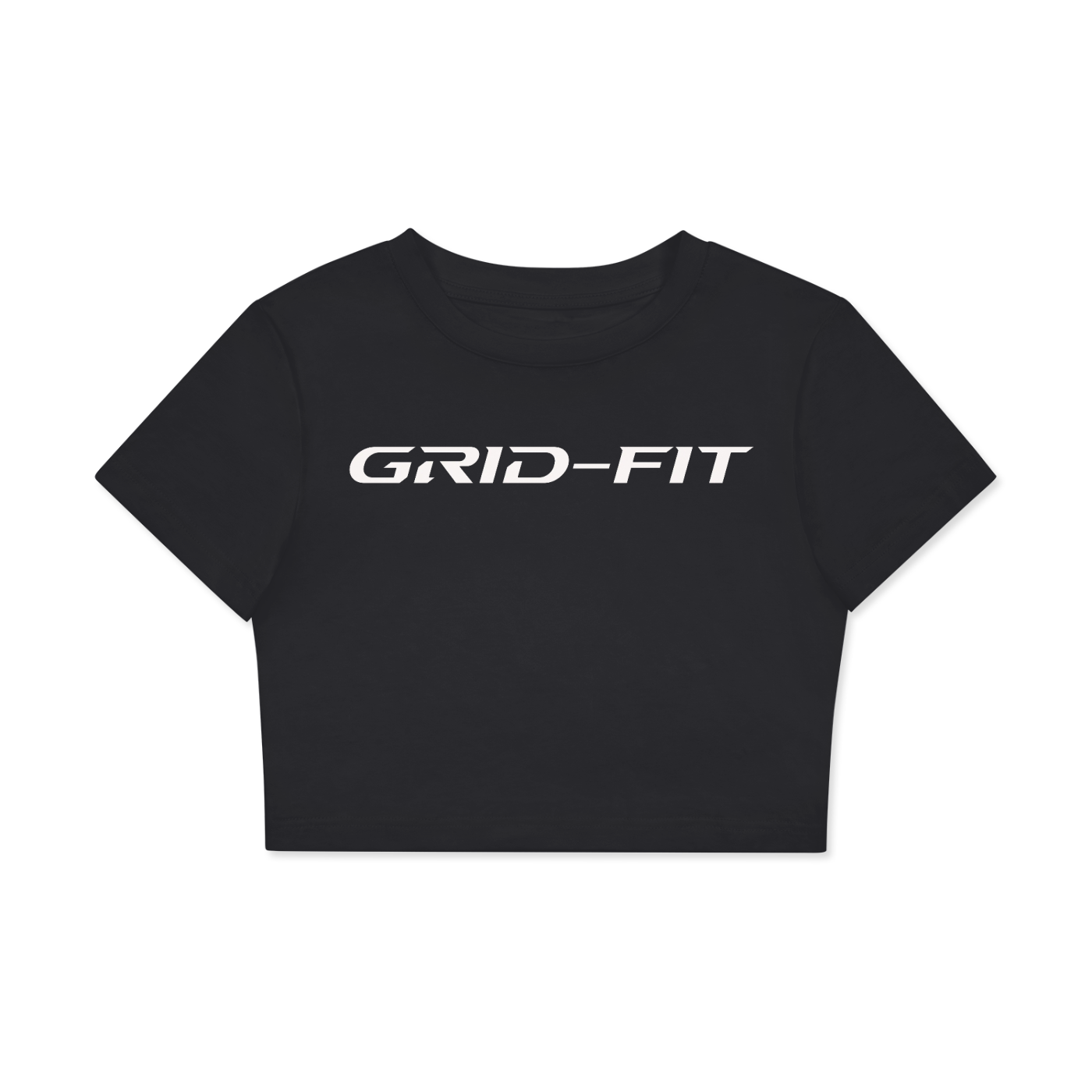 Fitted Grid-Fit Crop Top