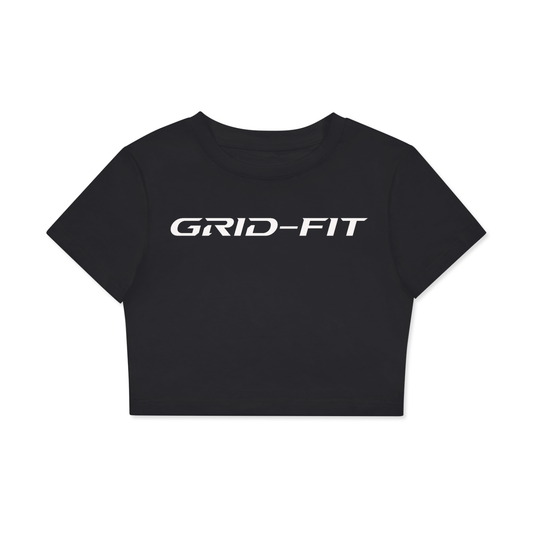 Fitted Grid-Fit Crop Top