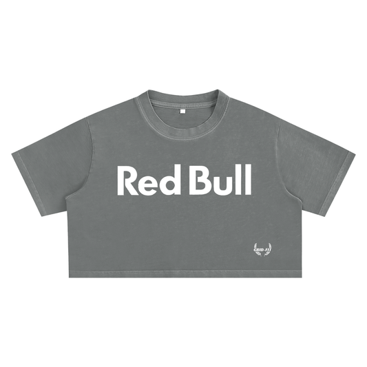 Women,Red Bull,Crop Top