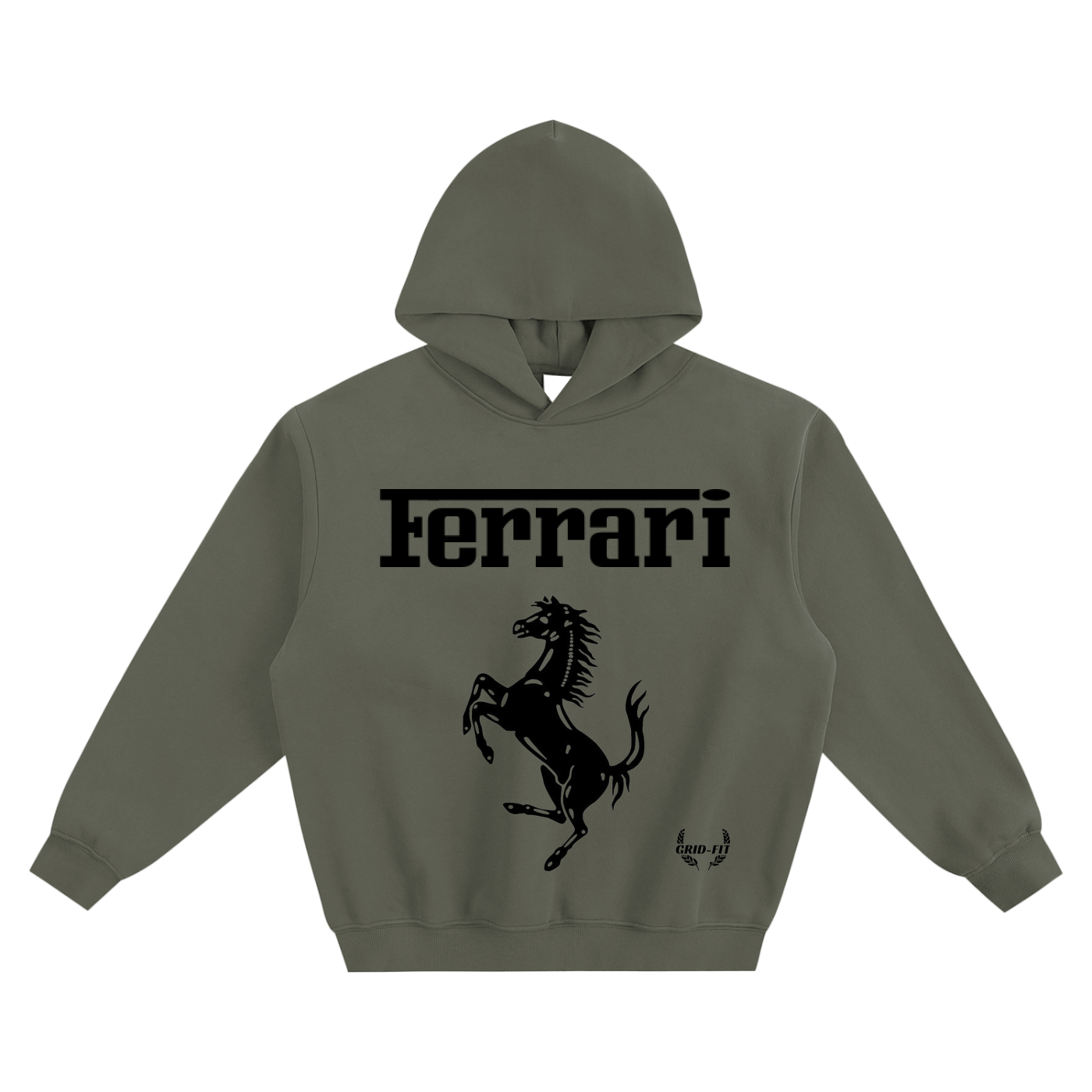 Men,Women,Ferrari,Boxy Hoodie