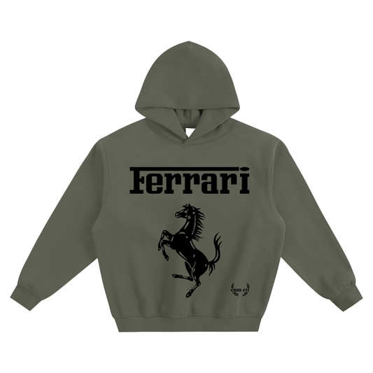 Men,Women,Ferrari,Boxy Hoodie