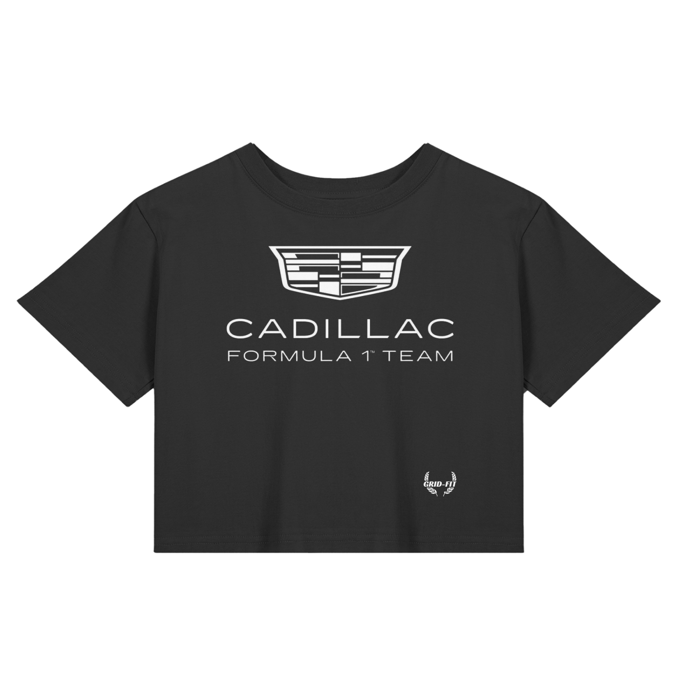 Women,Cadillac,Crop Tee,Team Shirt