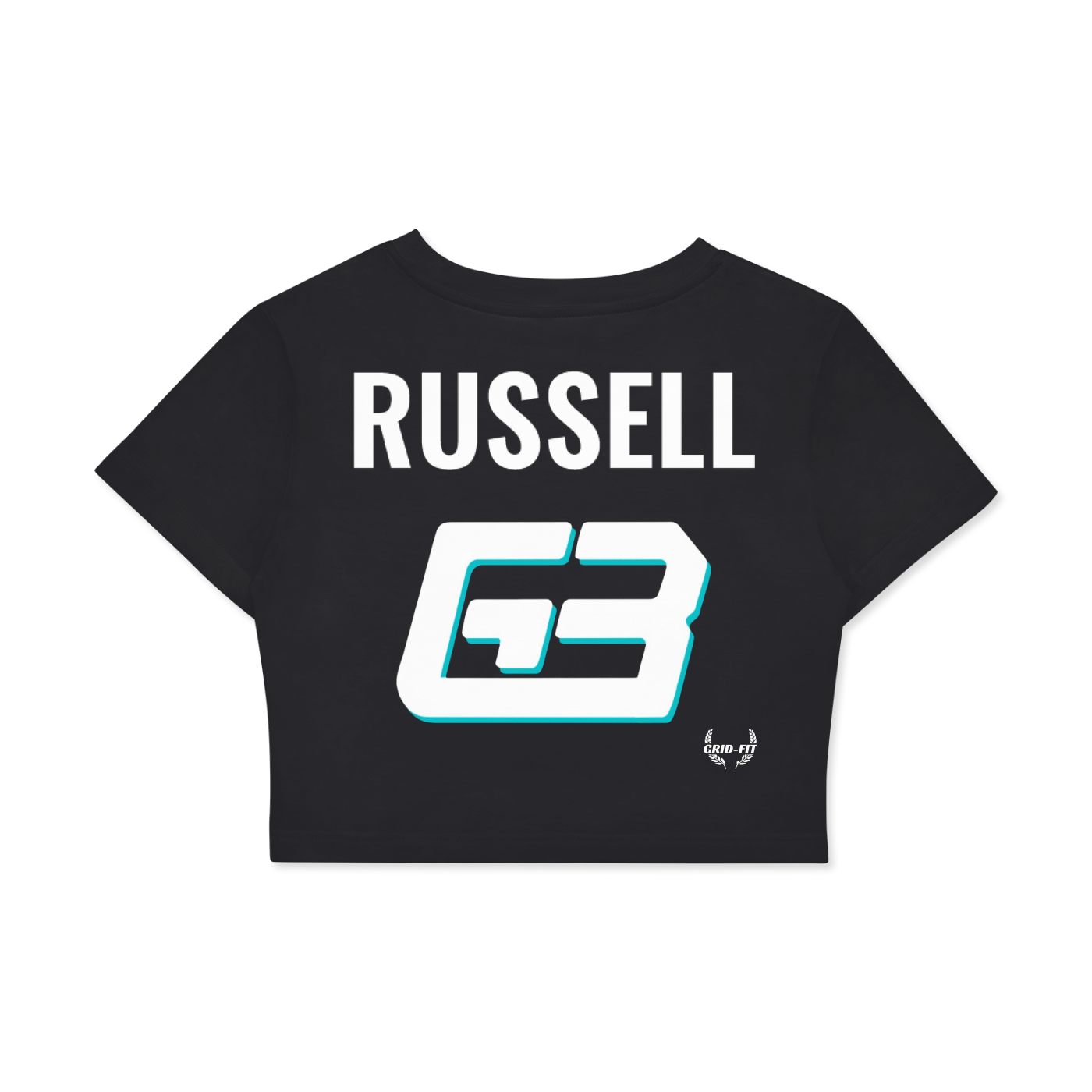 Women,Mercedes,George Russell,Crop Top Jersey