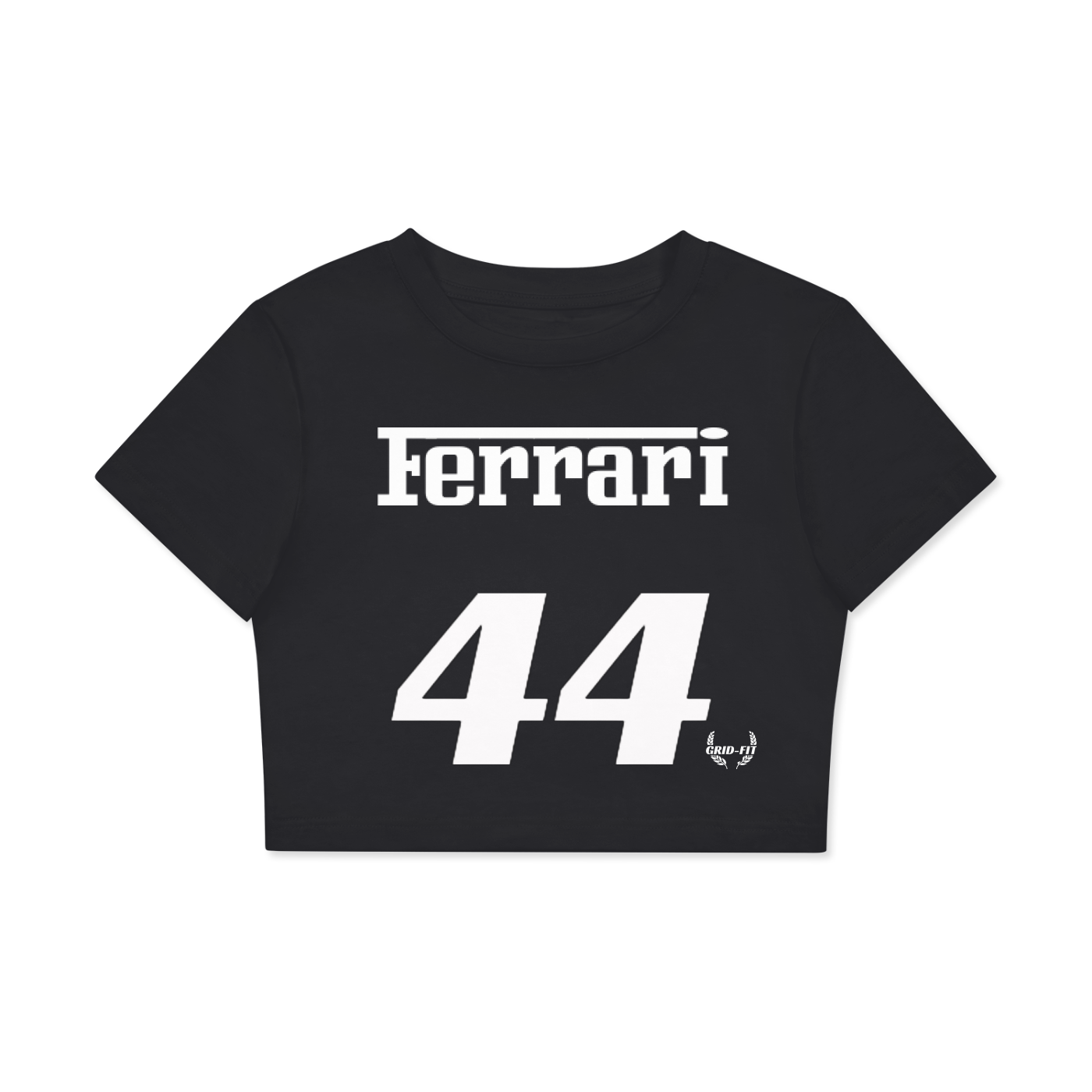 Women,Lewis Hamilton,Ferrari,Fitted Crop Top