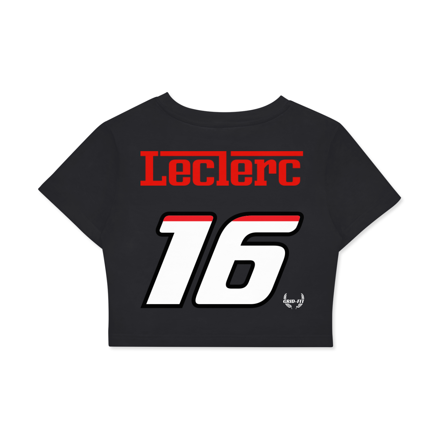 Women,Charles Leclerc,Ferrari,Fitted Crop Top