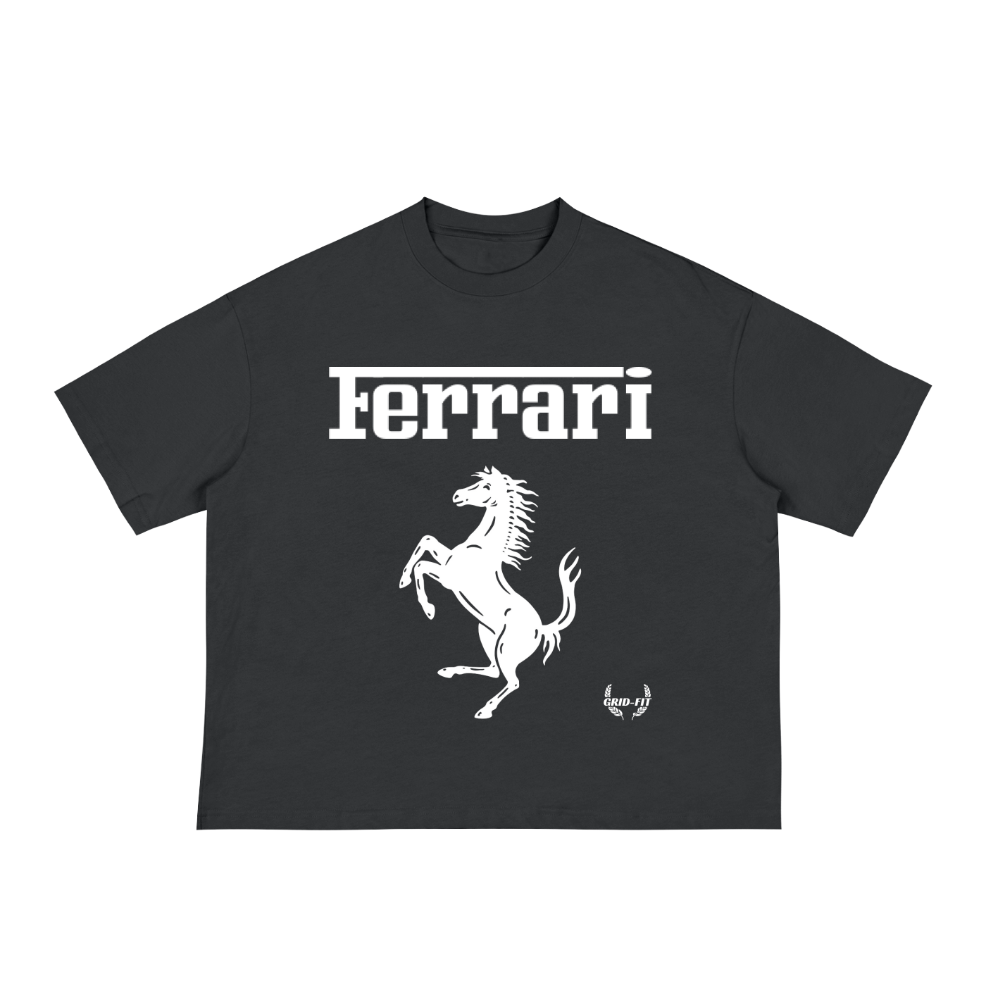 Men,Women,Ferrari,Boxy Tee