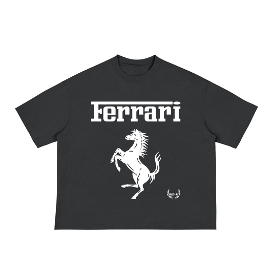 Men,Women,Ferrari,Boxy Tee