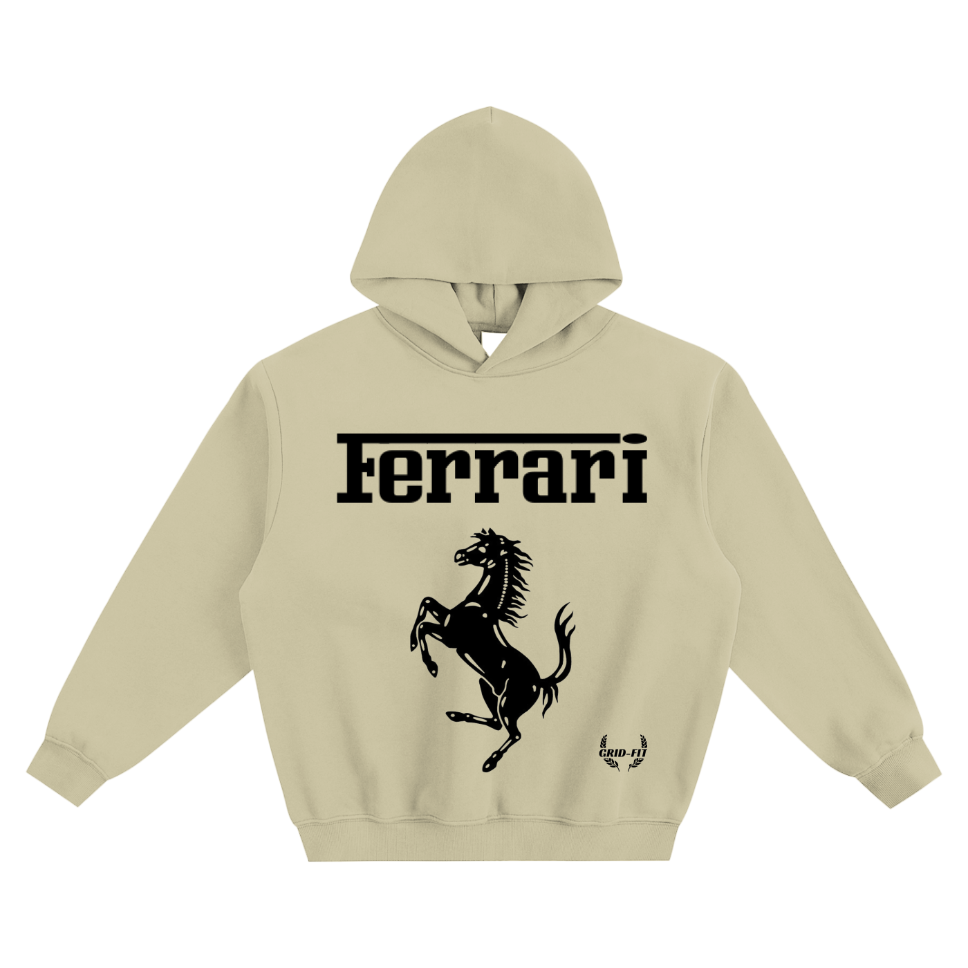 Men,Women,Ferrari,Boxy Hoodie